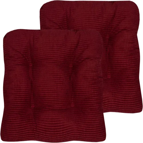 Vista 38 de Sweet Home Collection - Cojín de espuma de memoria triturada para silla premium, con capitoné, parte trasera de goma antideslizante con micropuntos
