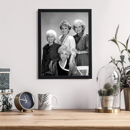 Vista 2 de Golden Girls Group - Retrato fotográfico en blanco y negro (8 x 10)