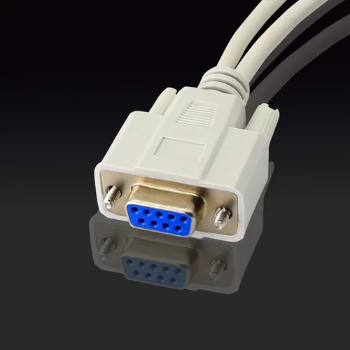 Vista 4 de Cable divisor DB9 Y de 11.8 in DB9 9 Pin 1 hembra ale a 2 macho Rs232 Serial Splitter Adaptador recto Cable YOUCHENG para conectar varios