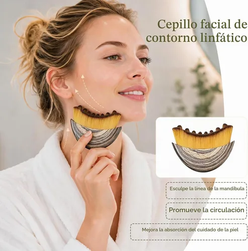 Vista 5 de Cepillo seco facial y corporal, herramienta para el cuidado