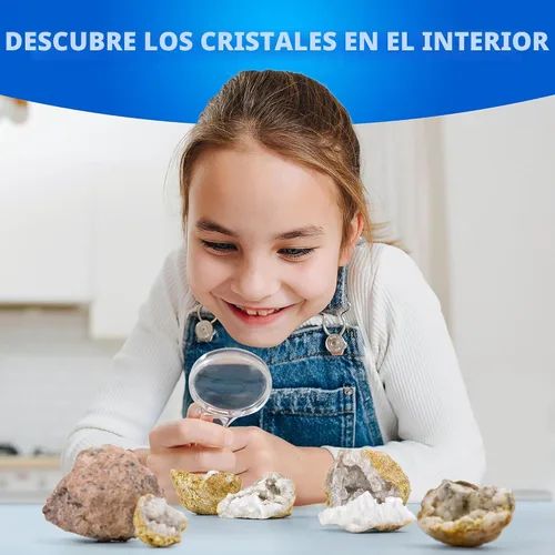 Vista 2 de Geodas de National Geographic aberturas en 4 formas, ¡la más alta calidad!