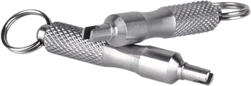 Vista 7 de Tire Air Core Wrench Screwdriver, Stainless Steel Removal Tool for Car Bike Motorcycle, Compact 56mm