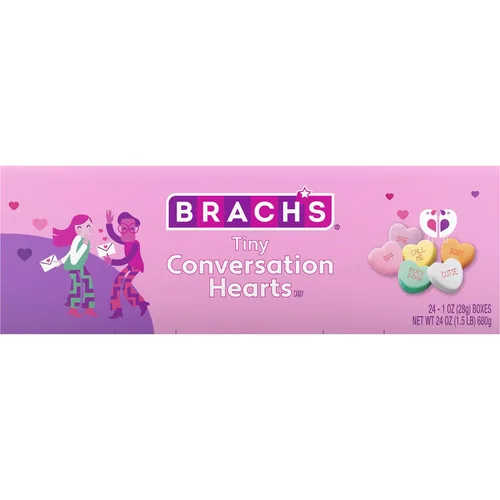 Vista 6 de Brach's Corazones pequeños de conversación para el día de San Valentín