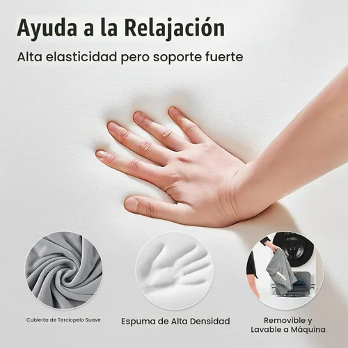Vista 5 de LightEase Almohada de Espuma Viscoelástica para Soporte y Elevación de Piernas, Rodillas, Tobillos y Pies para Recuperación de Cirugía