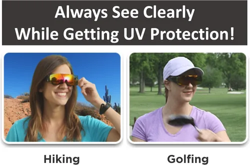 Vista 5 de BellHowell TAC FLIP - Lentes de sol polarizados para hombres inspirados en militares como se ve en la televisión