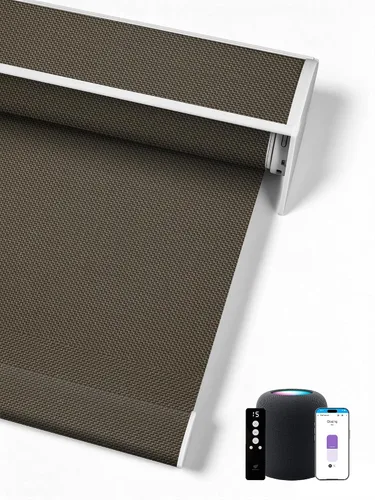 Vista 42 de SmartWings Persianas Enrollables Inteligentes Motorizadas con Filtro de Luz, Persianas Eléctricas con Control Remoto para Ventanas Compatibles