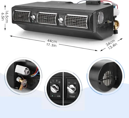 Vista 3 de El kit de aire acondicionado de 12 V CC, panel de instrumentos de automóvil es aplicable a unidades eléctricas de aire acondicionado como autos