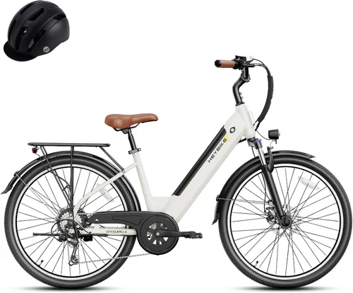 Vista 33 de Heybike Bicicleta eléctrica Cityscape 2.0 para adultos con motor de pico de 1200 W, batería extraíble de 468 Wh, bicicleta eléctrica de 50 millas