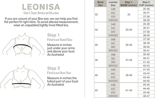 Vista 5 de Leonisa Sujetadores de control cómodo sin aros en encaje para mujer