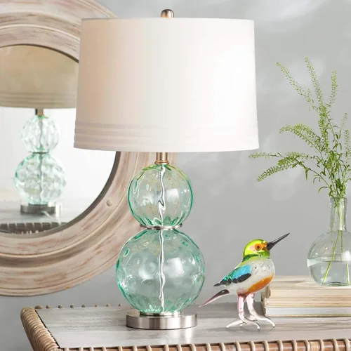 Vista 6 de Too-arts - Escultura de cristal con diseño de pájaro pequeño, estatua soplada a mano, multicolor