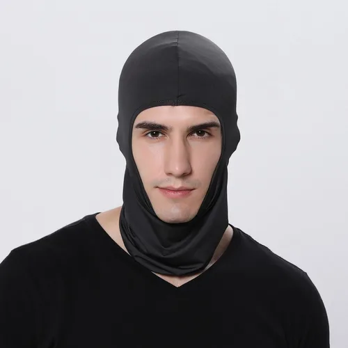 Vista 6 de Pasamontañas fino, máscara de cara completa, resistente al viento, protección solar UV, capucha para mujeres y hombres