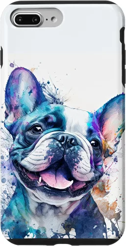 Vista 12 de Cute Frenchie Watercolor Splash Frenchie Puppy Case for iPhone 17