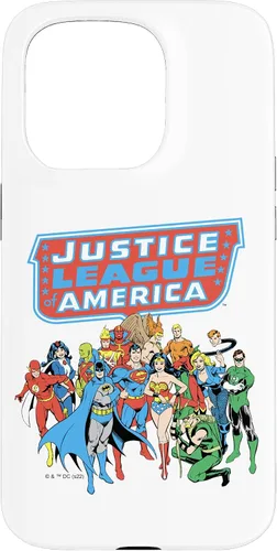 Vista 14 de Funda para iPhone 16 DC Comics Justice League Of America Group Shot
