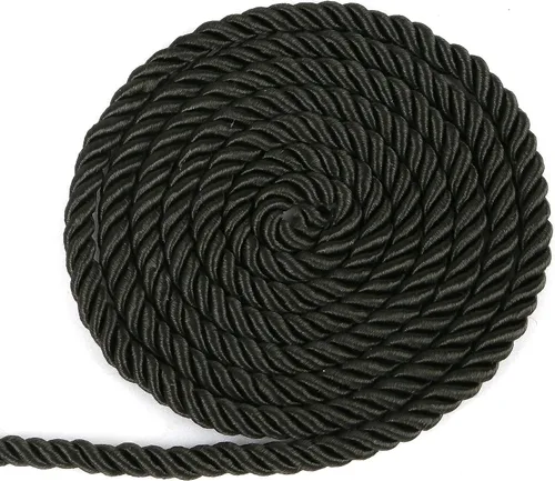 Vista 9 de BEL AVENIR Cuerda trenzada de 0.236 in y 16 yardas, cuerda decorativa de nailon hecha a mano para costura, manualidades, tapicería, decoración