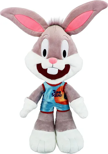 Vista 3 de Space Jam: Space Jam - Bugs Bunny New Legacy de 12.0 pulgadas de felpa transformadora que se convierte en un balón de baloncesto de felpa suave