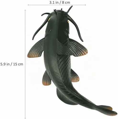 Vista 2 de Kisangel Modelo artificial realista figura niños peces juguete modelo cognitivo