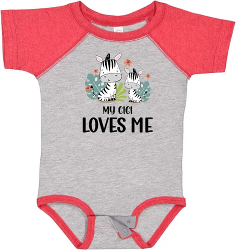 Vista 5 de inktastic Body para bebé Zebra My Gigi Loves Me