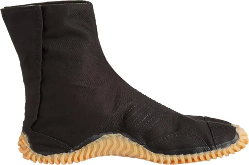 Vista 6 de MATSURI Jog 6 Botas Tabi de algodón negro para hombre, negro
