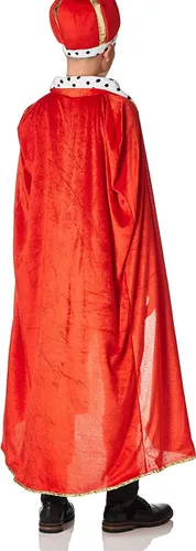 Vista 2 de Rubies Conjunto de bata y corona King para hombre, talla única