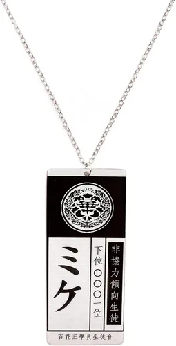 Vista 3 de TopOneer Collar de anime compulsivo casa de jugadores llavero para mascotas accesorios de cosplay Halloween para adultos mujeres y hombres No es una