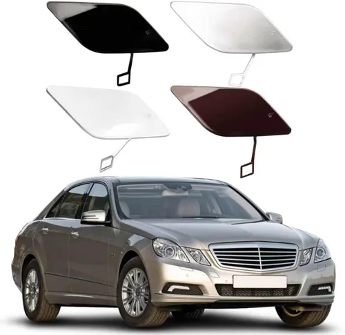 Vista 8 de Cubierta de gancho de remolque para parachoques delantero Compatible con Mercedes Benz Clase E W212 E300 E350 E400 E550 2010 2011 2012 2013