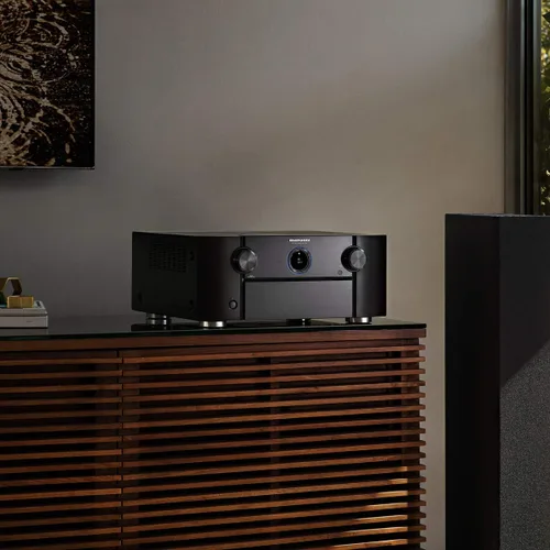 Vista 9 de Marantz AV7706 preamplificador AV de 11.2 canales, 8K Ultra HD con HEOS integrado y control de voz