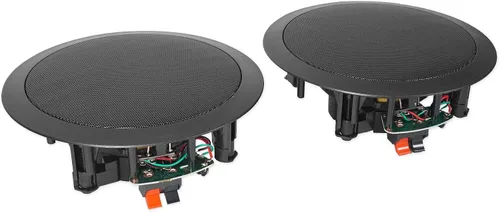 Vista 6 de Rockville Par de altavoces de cine en casa HC655 de 6.5 pulgadas, 500 W, 8 ohmios, tweeter objetivo, parrillas pintables, audio de alta fidelidad