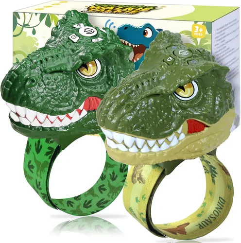 Vista 19 de Vvinca Walkie Talkies de dinosaurio para niños, paquete de 2 – Juguetes de juguete al aire libre para niños de 3 a 12 años, 1000 pies de largo