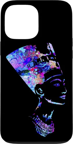 Vista 24 de Funda para iPhone 16 con diseño de reina egipcia Nefertiti