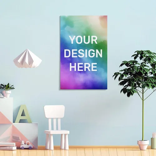 Vista 2 de Lienzo enmarcado con cita personalizada, lienzo motivacional positivo, arte de pared, crea tus propias imágenes, póster personalizado para sala