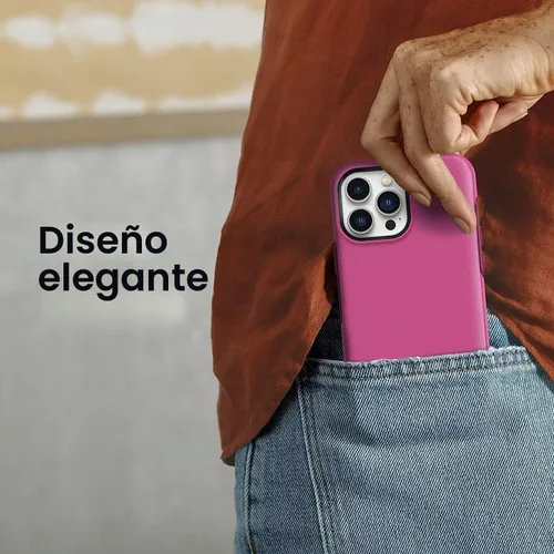Vista 8 de OtterBox iPhone 13 Pro Max y iPhone 12 Pro Max (Solo) - Funda de la Serie Symmetry - Cama de Rosas - Ultra-Elegante - Carga Inalámbrica Compatible