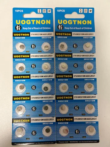 Vista 6 de UOGTNON Batería de reloj 379 SR521SW V379 de 1.5 V (10 unidades)