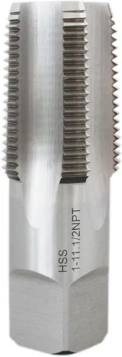 Vista 9 de Accusize - Grifo de tubo cónico HSS de 1/2"-14 - NPT, NPT-12
