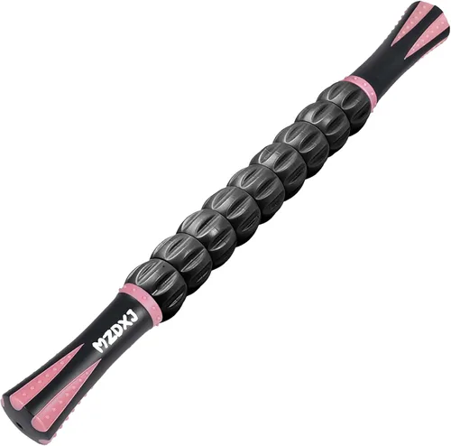 Vista 17 de Rodillo de masaje muscular - Pistola de fascia de tejido profundo para alivio del dolor miofascial, drenaje linfático y escultura corporal