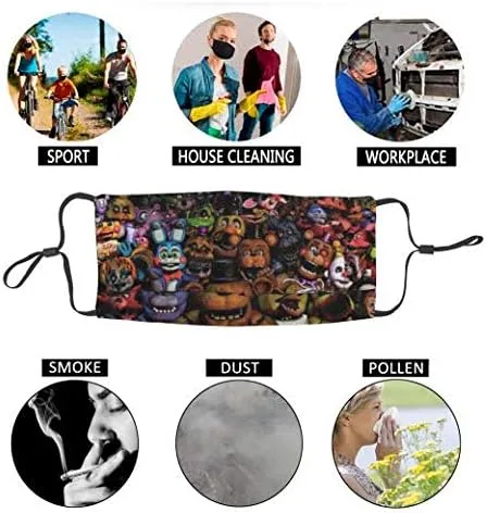 Vista 6 de Dis-ney Cartoon Collection - Máscaras ajustables para adultos