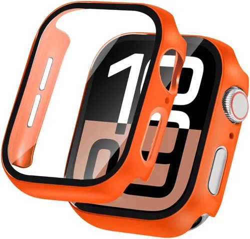 Vista 15 de Juego de 2 fundas de PC duro para Apple Watch SE 3 (2025) / SE2 / SE / Series 6/5/4, protector de pantalla de 40 mm, con protector de pantalla