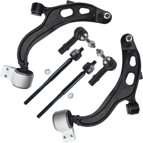Vista 144 de Detroit Axle - Kit de extremo delantero para Chrysler 300 Dodge Charger 2011-2023 Challenger, 2 Lower Rearward Control Arms 2 Outer Tie Rods 2