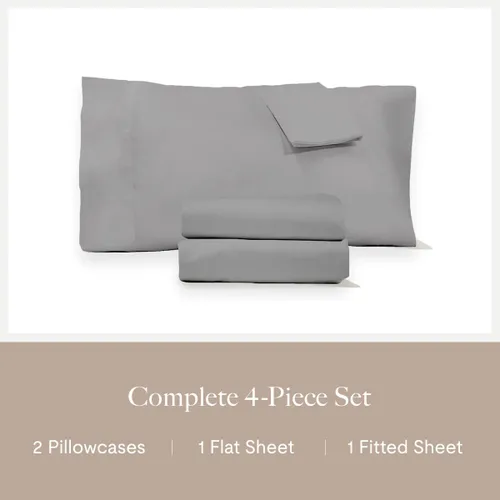 Vista 5 de Jennifer Adams Lux Collection - Juego de sábanas, sábanas y fundas de almohada de microfibra de 3 piezas, ultra suave, transpirable y resistente a