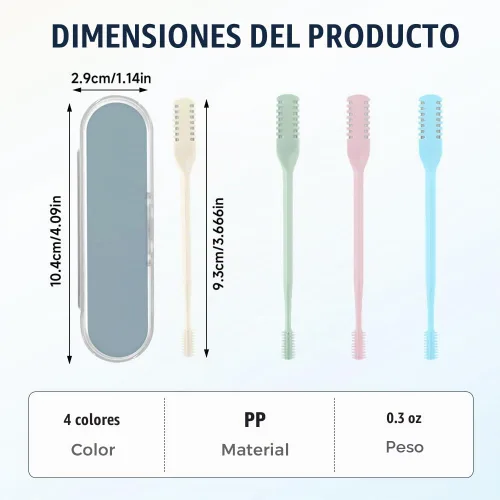 Vista 5 de Cortador nasal de doble cara, recortadora manual de 360° para hombres