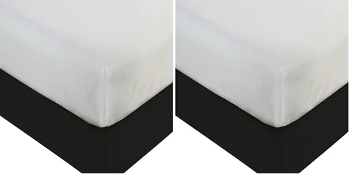 Vista 11 de Blissford - Protector de colchón de plástico individual XL, estilo sábana bajera, funda de colchón de vinilo impermeable, resistente y transpirable