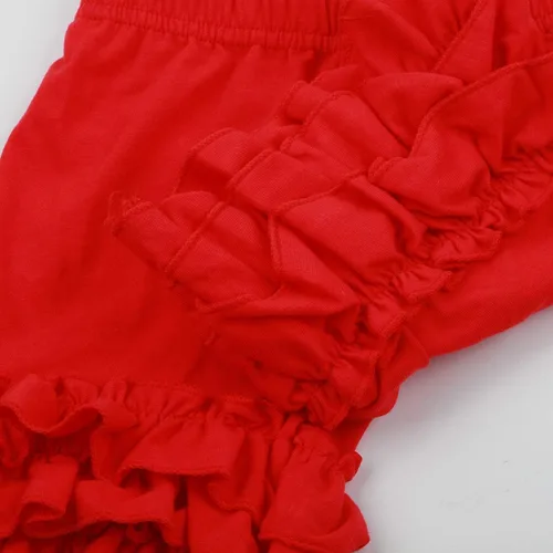 Vista 2 de Baby Toddler Girls Cotton Icing Ruffles Shorts Pants