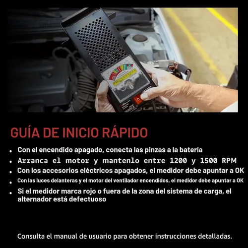 Vista 3 de Probador de carga para batería SCHUMACHER, Negro