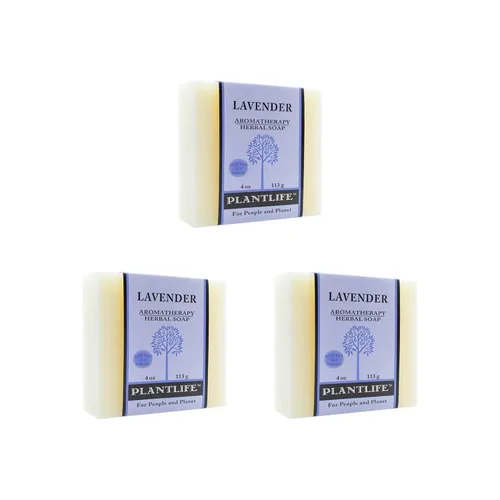 Vista 48 de Plantlife Ambrosia - Jabón hidratante y calmante para tu piel, hecho a mano con ingredientes a base de plantas, hecho en California en barra de 4