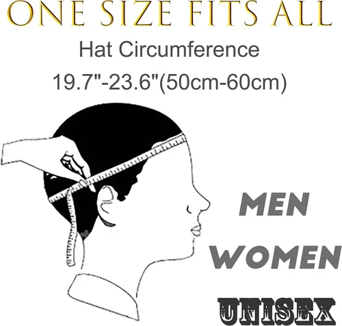 Vista 5 de HiRui Gorros de invierno para hombres y mujeres, gorro de punto con forro polar cálido y holgado