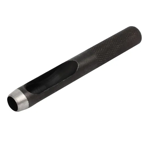 Vista 11 de uxcell Perforador hueco de la caña moleteada del metal del diámetro de 3.3 ft m para la correa de la junta de cuero