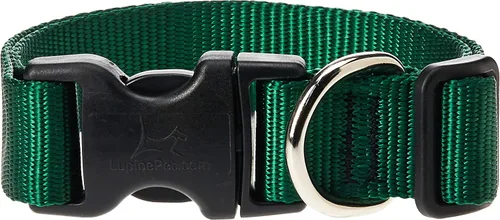 Vista 18 de Collar antipulgas ajustable para perros pequeños y grandes LupinePet de 1 pulgada, Negro