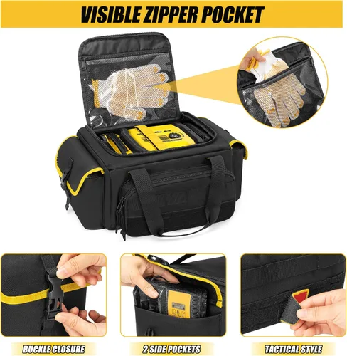 Vista 4 de Rexmica Bolsa de compresor de aire compatible con el inflador de neumáticos