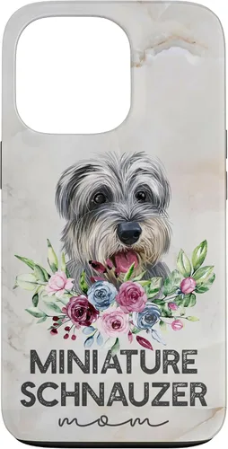 Vista 10 de Miniature Schnauzer Gifts Dog Mom Mini Schnauzer Case for iPhone 17