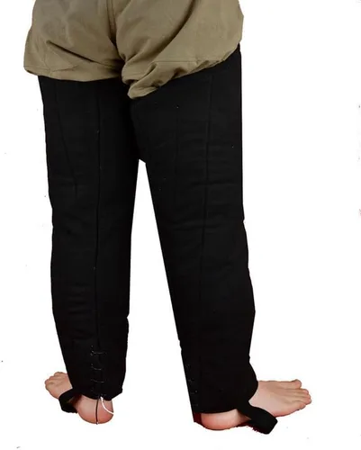 Vista 2 de THE MEDIEVALS Grueso acolchado medieval rezagado Gambeson Chausses Lower Under Hauberk Armor