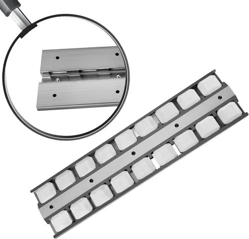 Vista 4 de 21-1/2" X 5-1/2" BBQ Grill Briquette Tray Heat Plates Burner Covers Reemplaza OEM Viking Part 032381-000, Piezas de repuesto para parrilla de gas